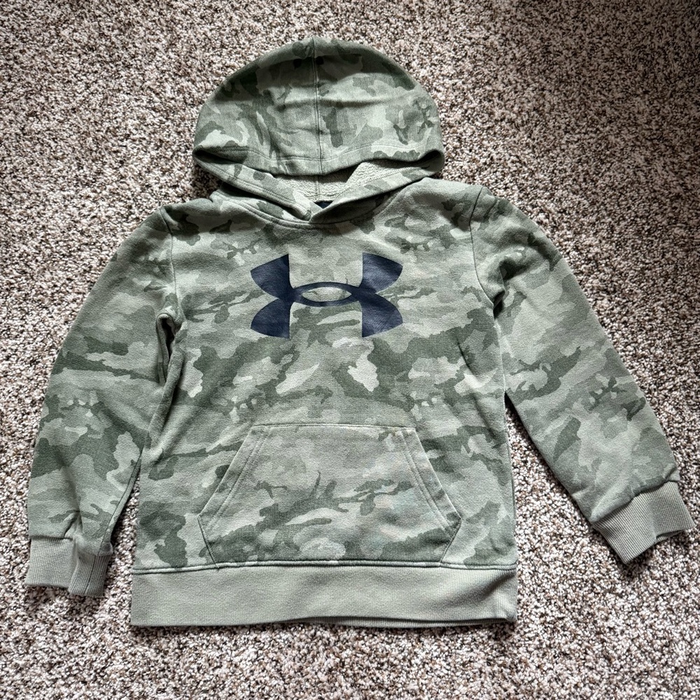 Under Armour Kids Camo Hoodie - Green